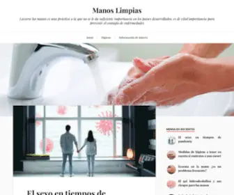 Manoslimpias.es(Lavarse las manos es de vital importancia) Screenshot