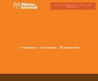 Manosquealimentan.com(Manos que Alimentan) Screenshot