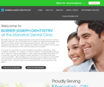 Manotickdentalclinic.ca(Bridge Street Dental Associates) Screenshot