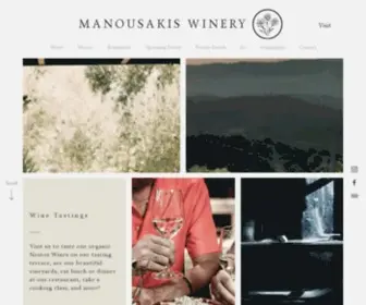 Manousakiswinery.com(Manousakis Winery) Screenshot