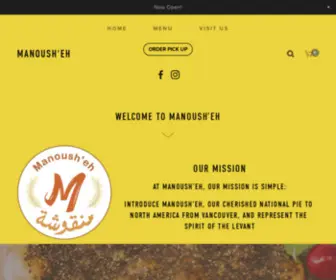 Manousheh.ca(Manoush’eh) Screenshot