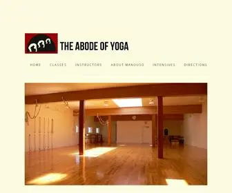 Manouso.com(The Abode of Yoga) Screenshot