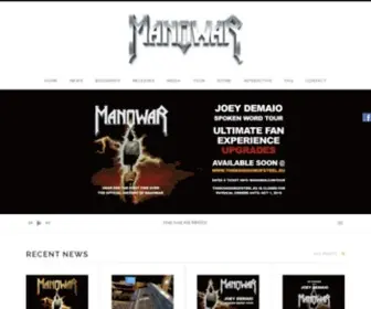 Manowar.com(The Official Manowar Website) Screenshot