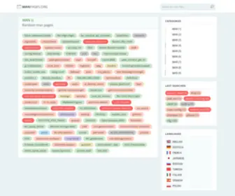 Manpages.org(Linux Man Pages) Screenshot
