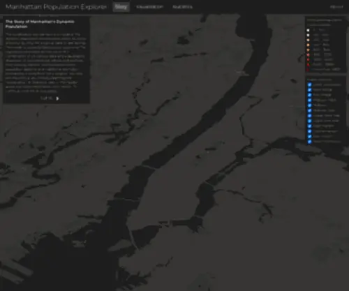 Manpopex.us(Manhattan population explorer) Screenshot
