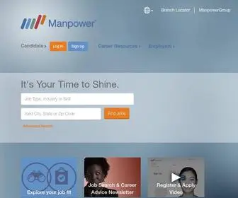 Manpower.com(Jobs, career resources, education) Screenshot