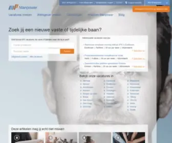 Manpower.nl(Manpower Uitzendbureau) Screenshot