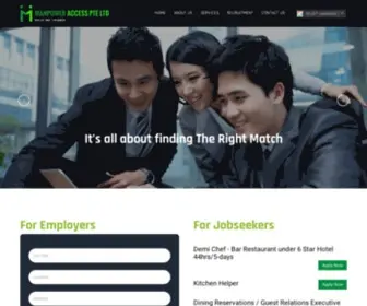 Manpoweraccess.com(Manpower Recruitment agency) Screenshot