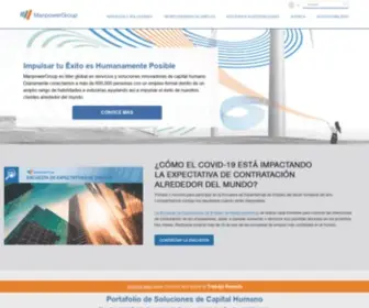 Manpowergroup.com.mx(Soluciones de Capital Humano) Screenshot