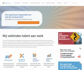 Manpowergroupsolutions.nl(ManpowerGroup Nederland) Screenshot