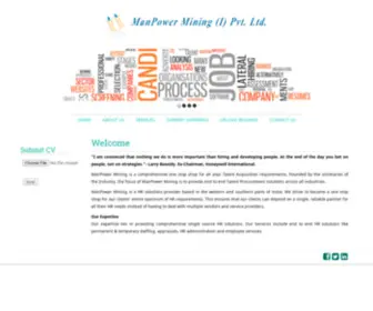 Manpowermining.com(Manpower Mining) Screenshot