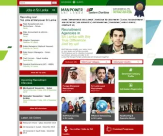 Manpowersrilanka.com(Manpower Sri Lanka) Screenshot