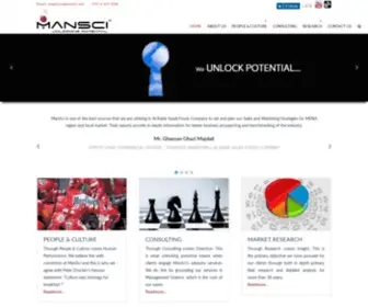 Mansci.net( Market Research) Screenshot