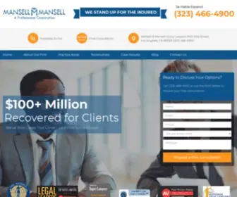 Mansell-Law.com(Mansell & Mansell) Screenshot