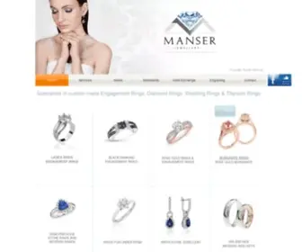 Manserjewellery.co.za(Engagement ring) Screenshot