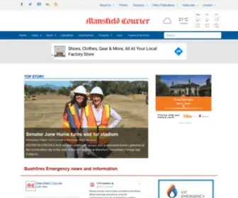 Mansfieldcourier.com.au(The Courier) Screenshot