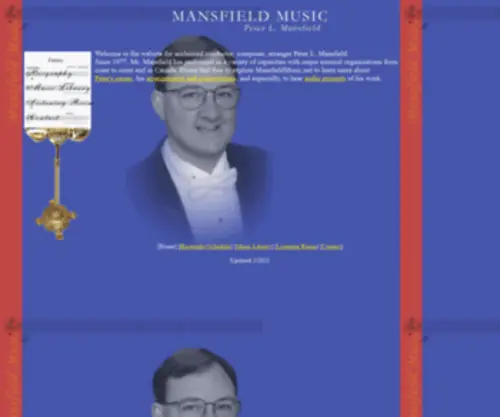 Mansfieldmusic.net(Peter Mansfield) Screenshot