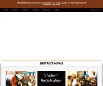 Mansfieldschools.org(Mansfield City Schools) Screenshot