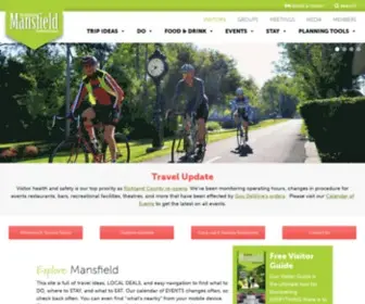 Mansfieldtourism.com(Mansfield Ohio & Richland County Calendar of Events) Screenshot