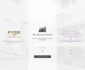 Mansionhouse.ie(Restaurants dublin) Screenshot