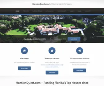 Mansionquest.com(Ranking Florida's Most Expensive Homes) Screenshot