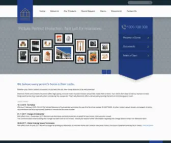 Mansions.com.au(Executive Residence Home and Contents insurance) Screenshot