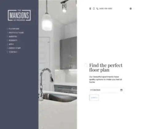 Mansionsprosper.com(The Mansions of Prosper) Screenshot
