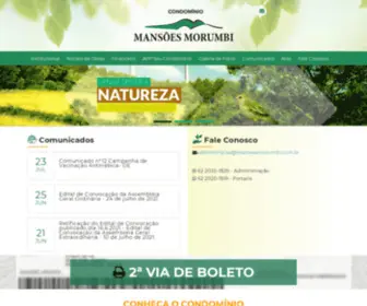 Mansoesmorumbi.com.br(Condomínio) Screenshot