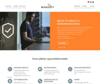 Mansoft.dk(IT firma) Screenshot