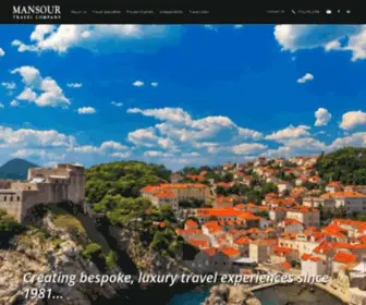 Mansourtravel.com(Mansour Travel Company) Screenshot