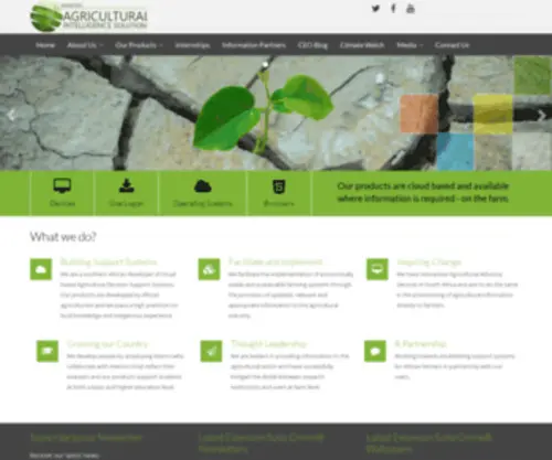 Manstrat.co.za(Manstrat Agricultural Intelligence Solutions) Screenshot