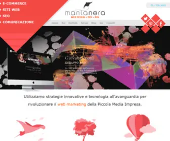 Mantanera.it(Ecommerce Torino) Screenshot