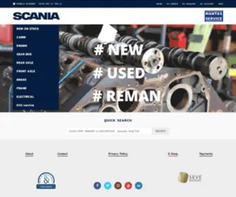 Mantas-Service.com(SCANIA PARTS) Screenshot