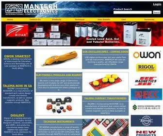 Mantech.co.za(Mantech Electronics) Screenshot