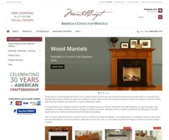 Mantelcraft.com(Fireplace Mantels) Screenshot