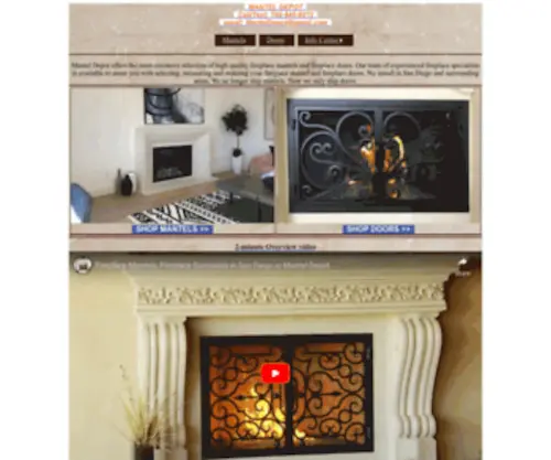 Manteldepot.com(Fireplace) Screenshot