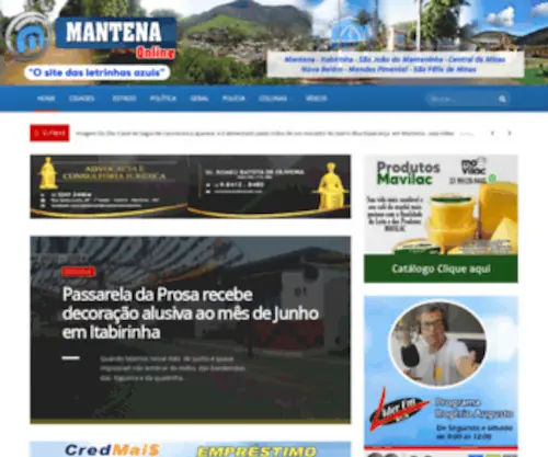 Mantenaonline.com.br(Mantena Online) Screenshot