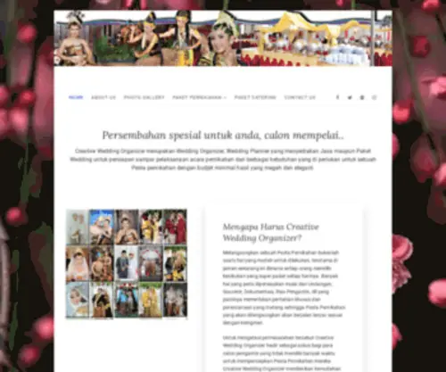 Mantenyogya.com(Wedding organizer di yogyakarta) Screenshot