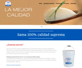 Mantequerasama.com.mx(Mantequera SAMA) Screenshot