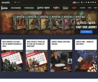 ManticGames.com(Mantic Games) Screenshot