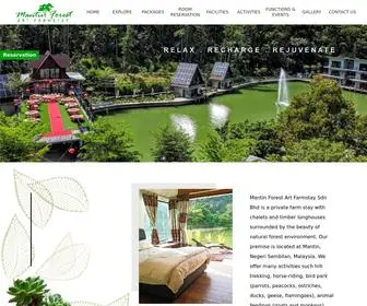 Mantinfarmstay.com(Farm Stay Malaysia) Screenshot