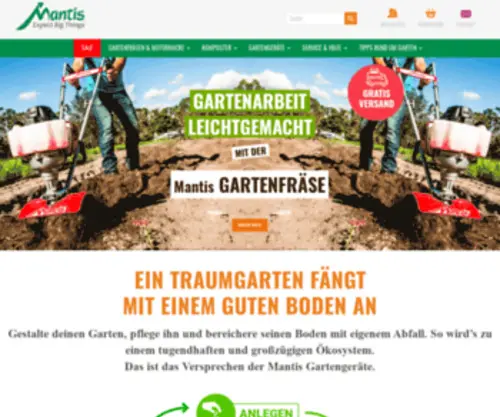 Mantis.de.com(Mantis) Screenshot