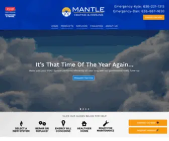 Mantleheatingandcooling.com(Mantle Heating & Cooling) Screenshot