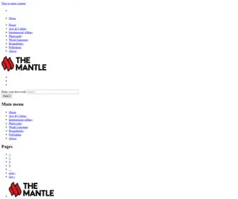 Mantlethought.org Screenshot