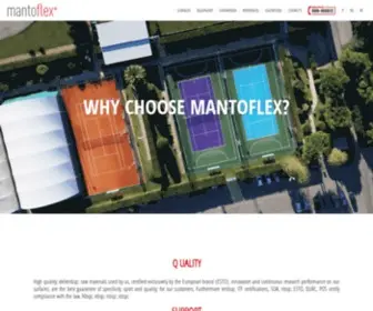 Mantoflex.it(Costruzione Impianti Sportivi) Screenshot