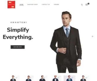 Mantoni.net(Men's Wear) Screenshot