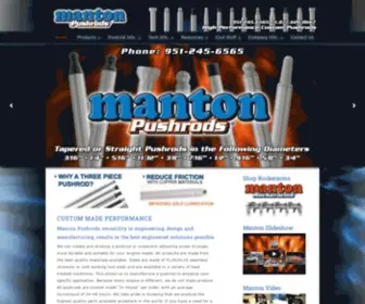 Mantonpushrods.com(Manton Pushrods) Screenshot