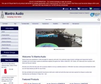 Mantra-Audio.co.uk(Mantra Audio) Screenshot