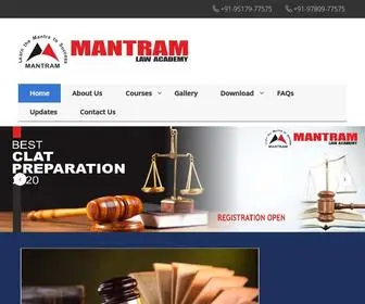 Mantramlawacademy.com(Mantram Law Academy) Screenshot