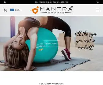 Mantrasports.com(Mantra Sports I Bringing Fitness Home) Screenshot